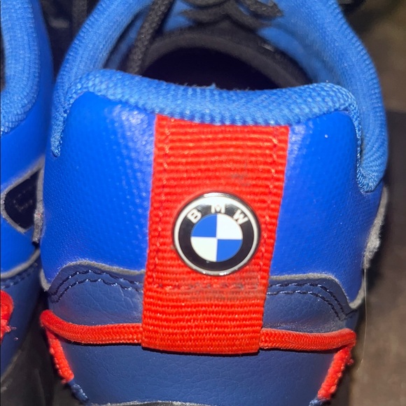 Puma Kids Black and Blue Sneakers